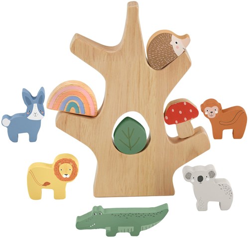 Fisher-Price houten balansboom stapelspeelgoed educatief FSC-2