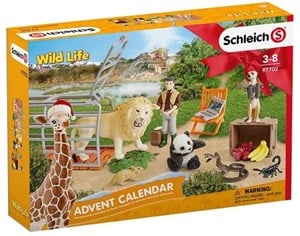 Schleich Safari Adventskalender Wild Life 97702 schleich kopen in de aanbieding