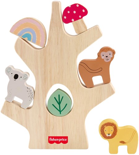 Fisher-Price houten balanceerspel educatief speelgoed multicolor