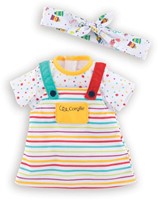 Corolle poppenjurk & hoofdband Little Artist Ma Corolle pop 36 cm