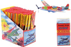 Duckiez foam vliegtuigjes met propeller - 48 stuks kleurrijk speelgoed