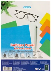 Stylex 40 vel papier A4 gekleurd 80 gram 40818