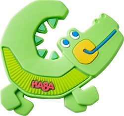 Haba bijtspeeltje krokodil siliconen baby speelgoed