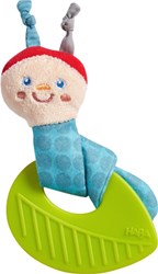 Haba bijtspeeltje rups - kleurrijke baby bijtfiguur voor doorkomende tandjes