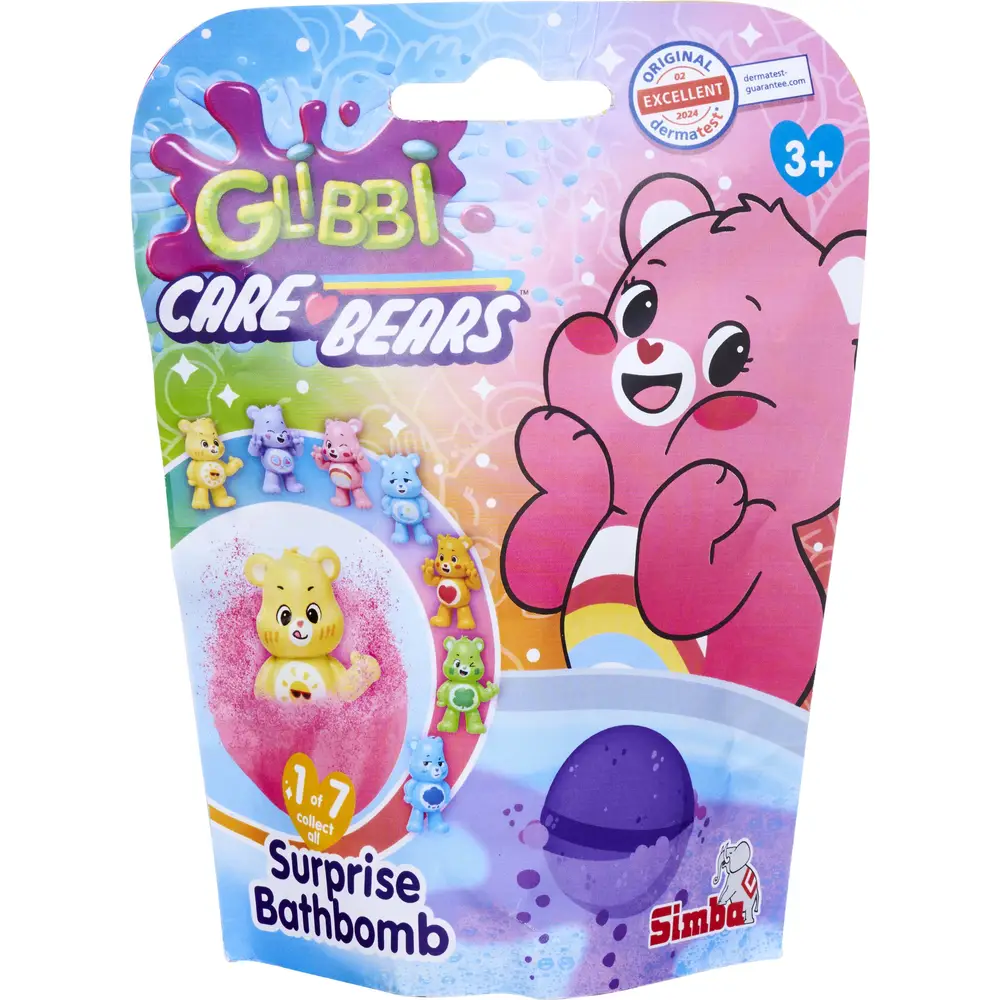 Simba badspeelgoed Glibbi Care Bears Surprise met verrassing