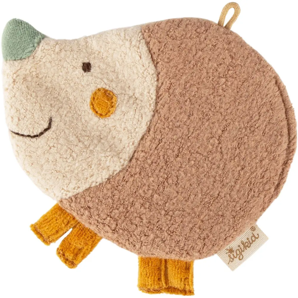 sigikid knuffeldoekje baby Igel met knispergeluid katoen