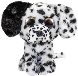 Lumo Stars knuffel dalmatiër Lucky 15cm - pluche hond speelgoed