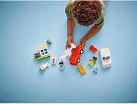 LEGO DUPLO ambulance bouwset met chauffeur en ziekenhuis speelgoed-3