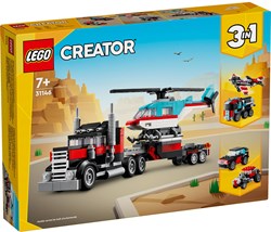 LEGO Creator Truck met helikopter - 3in1 bouwset voertuigen