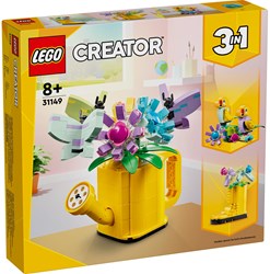 LEGO Creator bloemen bouwset - kleurrijke gieter en natuur speelgoed