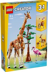LEGO Creator safaridieren bouwset - 3in1 dieren speelgoed 31150