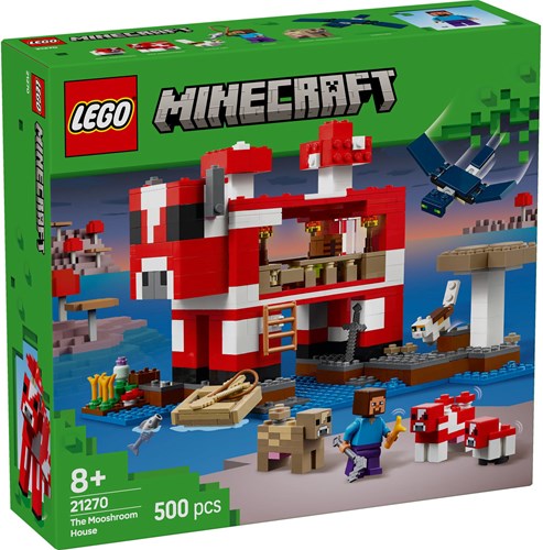 LEGO Minecraft bouwset Het Mooshroom Huis 21270 speelgoed