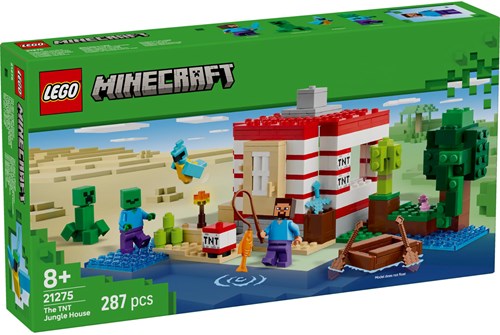 LEGO Minecraft bouwset TNT junglehuis - speelgoed voor kinderen