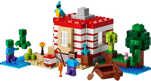 LEGO Minecraft bouwset TNT junglehuis - speelgoed voor kinderen-2