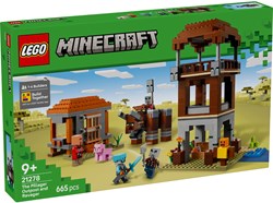 LEGO Minecraft bouwset Plunderaar Buitenpost en Verwoester 21278