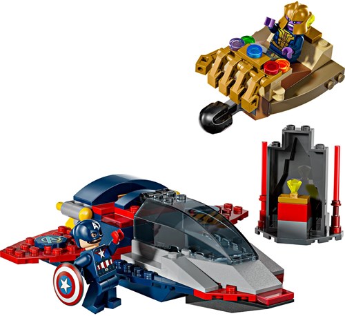 LEGO Super Heroes bouwset Captain America vs Thanos actiefiguren-2