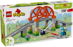 LEGO DUPLO treinbrug en rails uitbreidingsset - bouwspeelgoed 10426