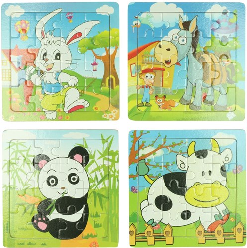 Houten Puzzel Dier, 16st.