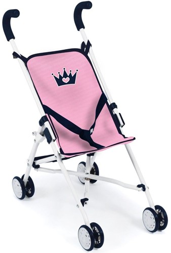 Buggy groot kroon  - blauw/roze