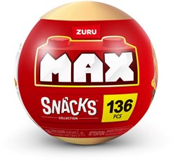 Snacks bal bouwspeelgoed Max Bricks kleurrijk creatief speelgoed