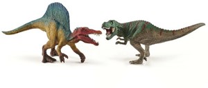 Schleich Dinos Kleine Spinosaurus En Tyrannosaurus Rex 41455 schleich kopen in de aanbieding