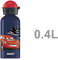 SIGG drinkfles Cars Speed 0.4L aluminium voor kinderen blauw