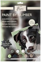 Schilderen op nummer hond