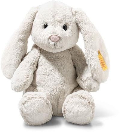 Steiff pluche Light at Night Hoppie rabbit, light grey - 28 cm