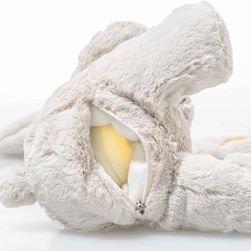 Steiff pluche Light at Night Hoppie rabbit, light grey - 28 cm-2