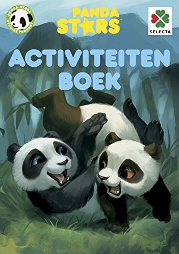 Activiteitenboek Panda Stars voor kinderen - interactief speelboek