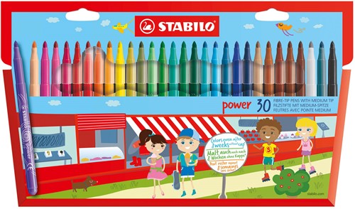 STABILO Power viltstiften - 30 kleuren