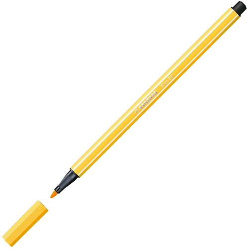 STABILO premium viltstift geel - Pen 68 - creatieve marker-3
