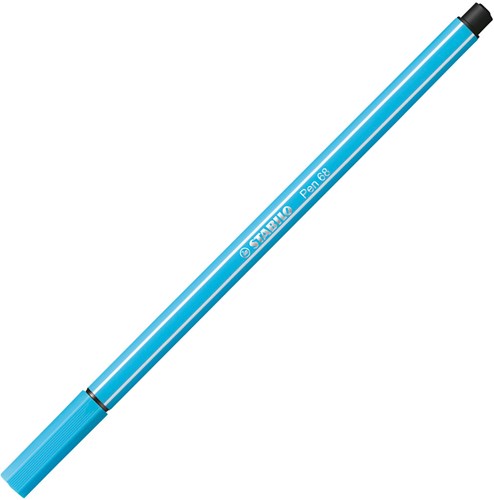 STABILO premium viltstift azuurblauw - creatieve kleurstift