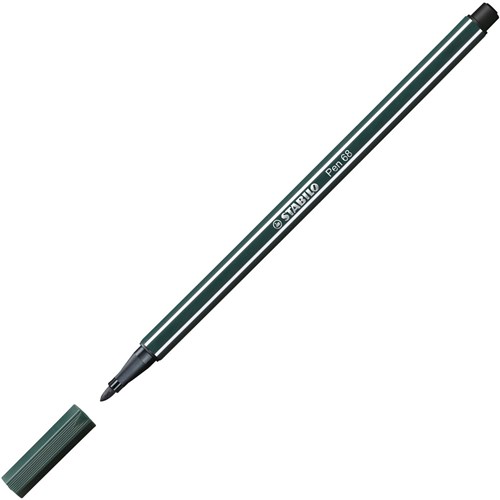 Stabilo premium viltstift Pen 68 aardegroen creatief tekenen-2