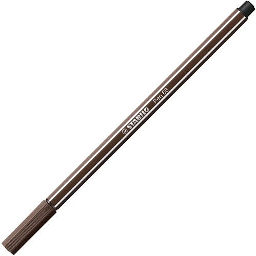 STABILO premium viltstift bruin Pen 68 - creatieve kleurstift