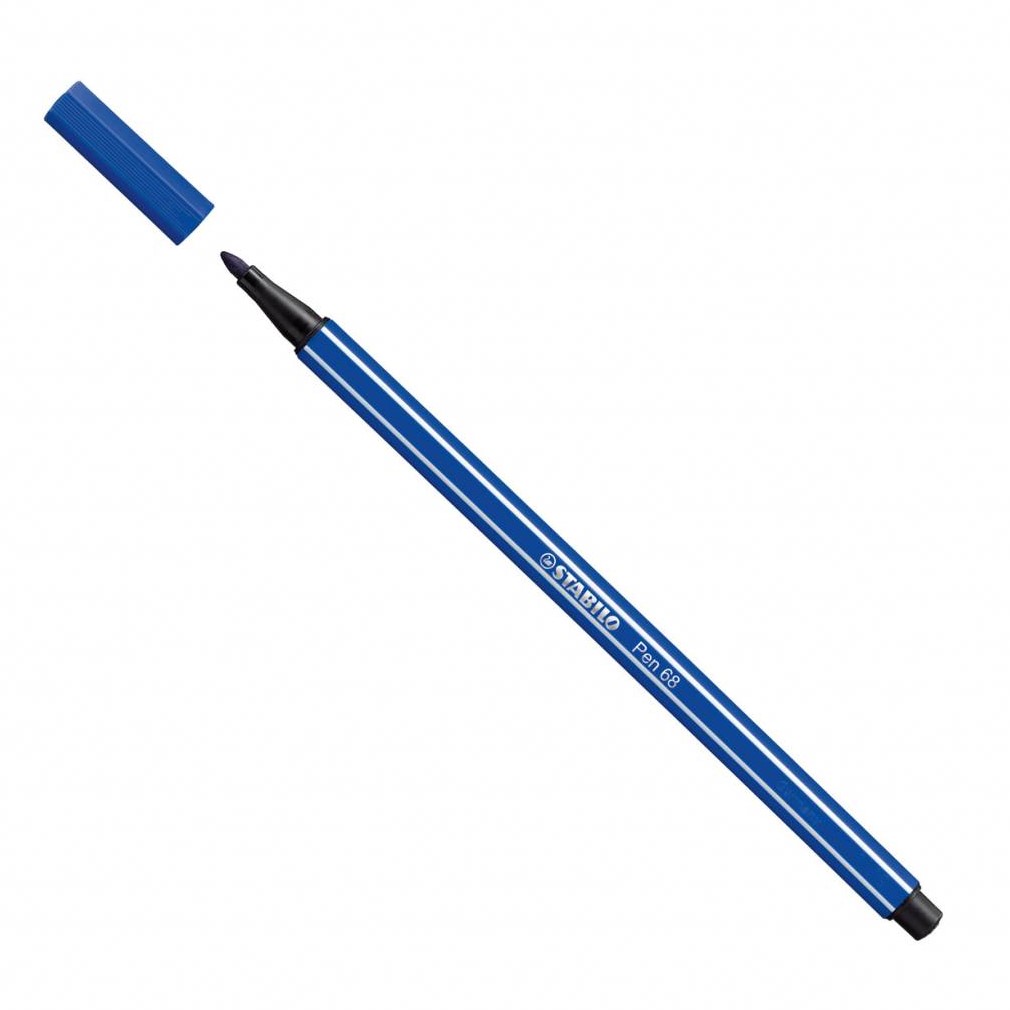 Factuur Dor Autonoom STABILO Pen 68 - premium viltstift - ultramarijn blauw bij Planet Happy