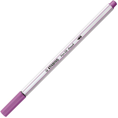 Stabilo viltstift Pen 68 Brush pruimen paars premium brush 60-3