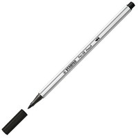 Stabilo premium brush viltstift ARTY etui met 18 kleuren brush-3