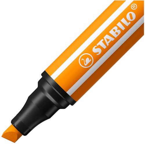STABILO Pen 68 MAX - Viltstift Met Dikke Beitelpunt - Oranje-2