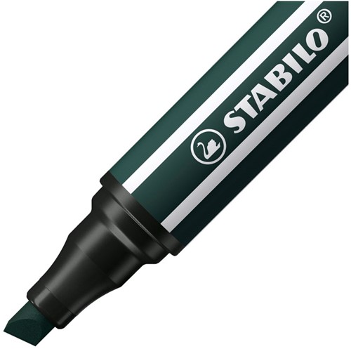 STABILO Pen 68 MAX - Viltstift Met Dikke Beitelpunt - Aardegroen-2