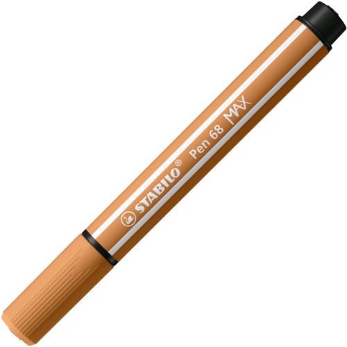 STABILO Pen 68 MAX - Viltstift Met Dikke Beitelpunt - Donker Oker
