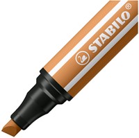 STABILO Pen 68 MAX - Viltstift Met Dikke Beitelpunt - Donker Oker-2