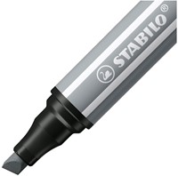 STABILO Pen 68 MAX - Viltstift Met Dikke Beitelpunt - Middel Koudgrijs-2