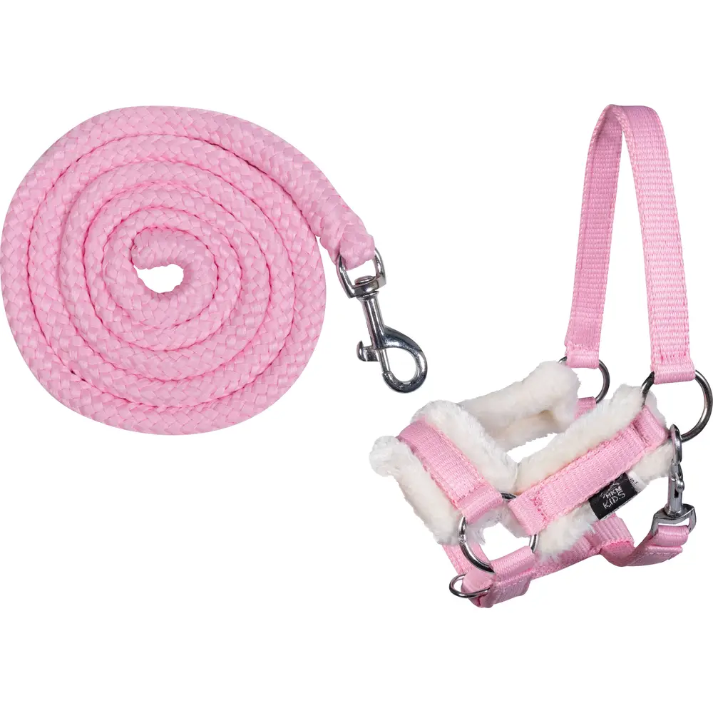 Vedes halster en touw hobby horsing roze speelgoedaccessoire