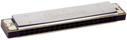 Goki mondharmonica blaasinstrument met 20 tonen - metaal - blauw