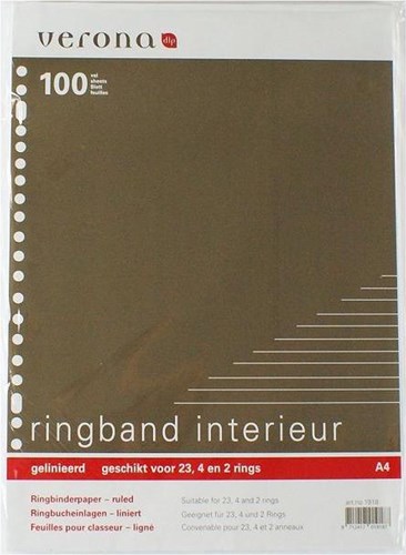 Verona 23 r. interior 100 sheets lined 1918