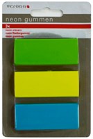 Verona 3 Neon eraser on card Verona 1956