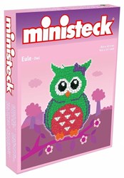 Ministeck mozaïek Uil XL Box bouwset - 1000 stukjes - creatief speelgoed