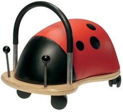 Wheelybug Loopauto Lieveheersbeestje Klein - Loopvoertuig voor peuters
