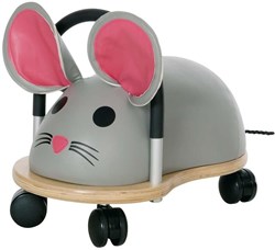 Wheelybug Loopauto Muis Klein - Houten Ride-On voor Peuters